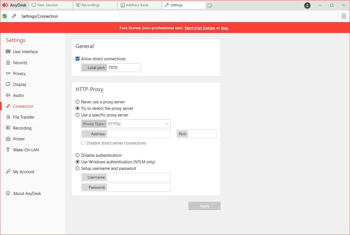 Anydesk – capture d'écran 5