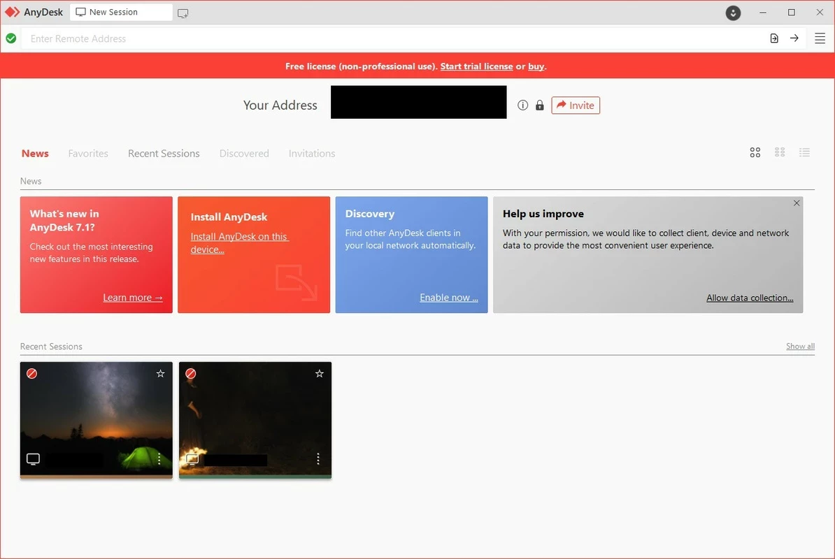 Anydesk – capture d'écran 7